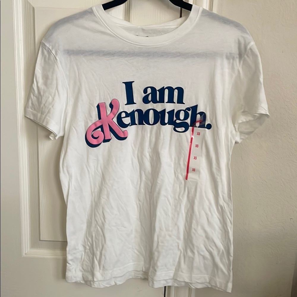 White 'I am Kenough' Graphic T-Shirt
